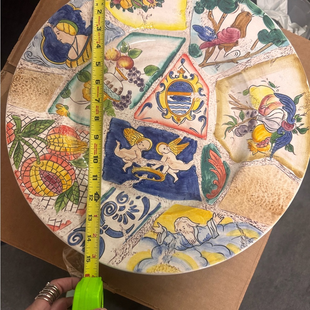 Colorful Ceramic Art Plate